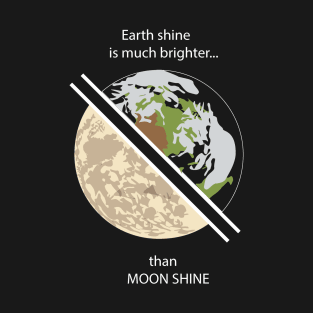 EARTH SHINE, MOON SHINE T-Shirt