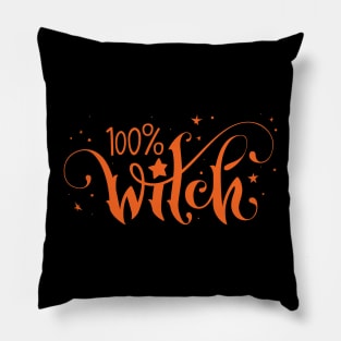 100% Witch! Pillow