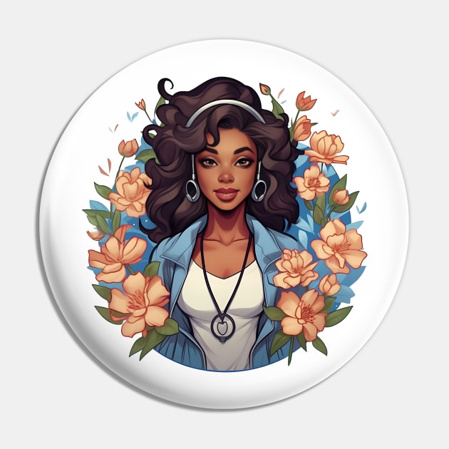 Black Nurse #4 Pin by Chromatic Fusion Studio