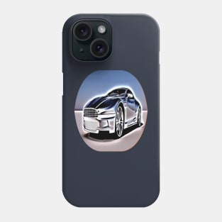 Gray Silver Car Cartoon Phone Case