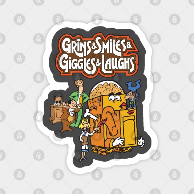 Grins & Smiles & Giggles & Laughs Cereal Magnet by Chewbaccadoll