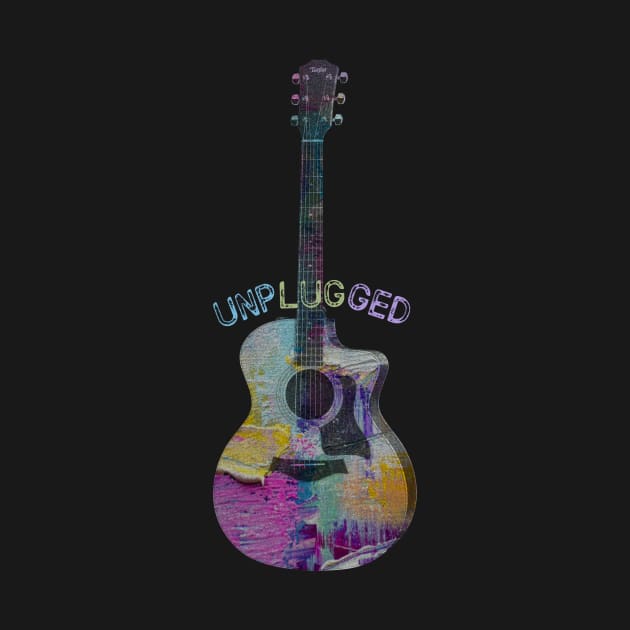 Colour Acoustic Guitar Unplugged by diystore