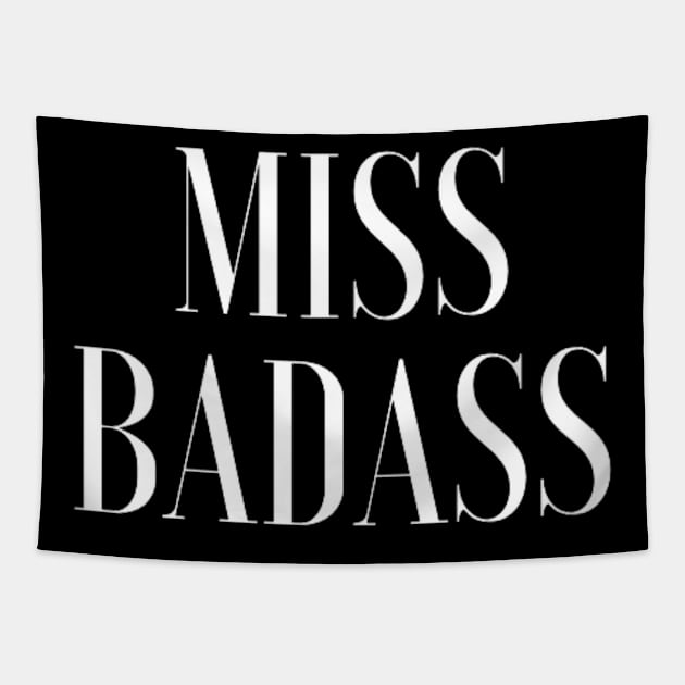 Badass Feminist - F for Feminist Tapestry by Feminist Vibes