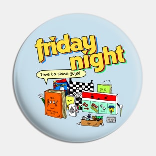 Friday Night! (board games, toys, music and books) Pin