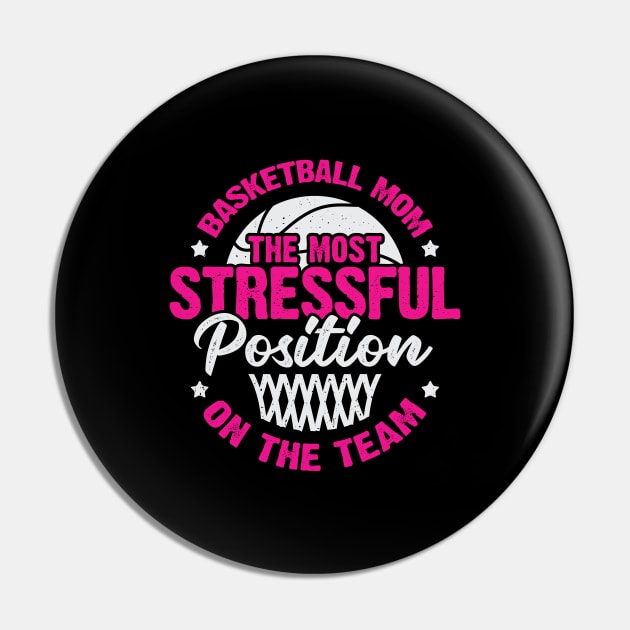 Basketball Mom Mother Gift Pin by Dolde08