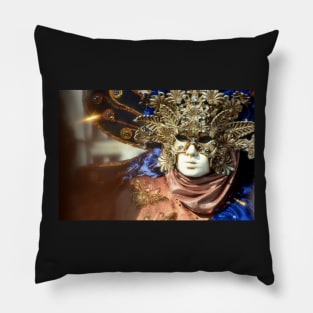 Masks of Venice #1 Pillow