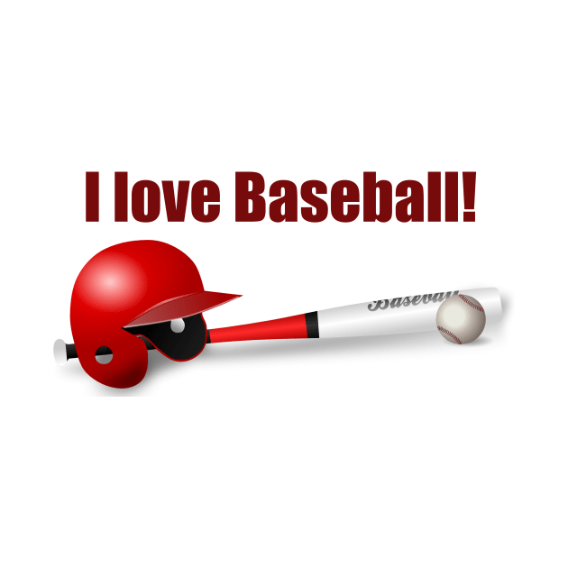 I Love Baseball! by MadebyTigger