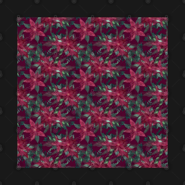 Beautiful Floral Seamless Patterns by labatchino