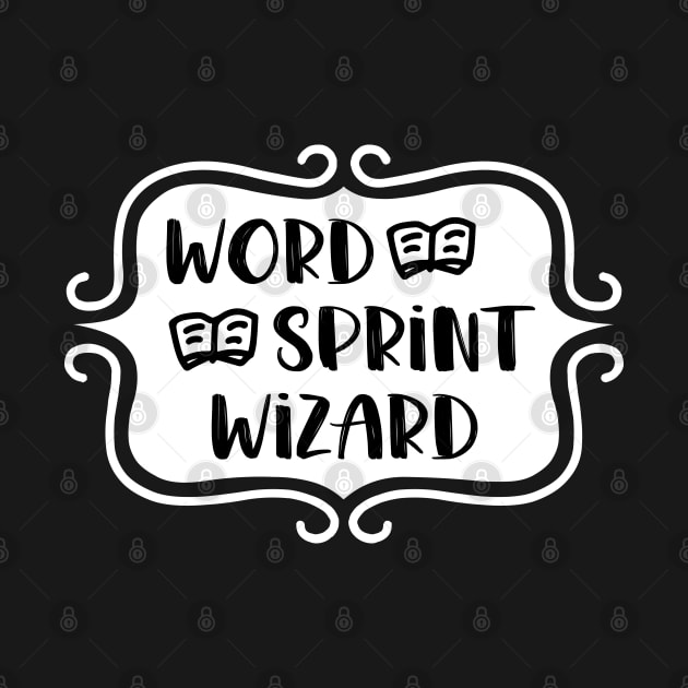 Word Sprint Wizard - Retro Writing Typography by TypoSomething