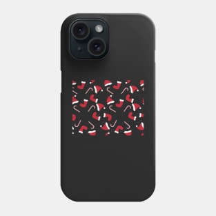 Red White Christmas Pattern Phone Case