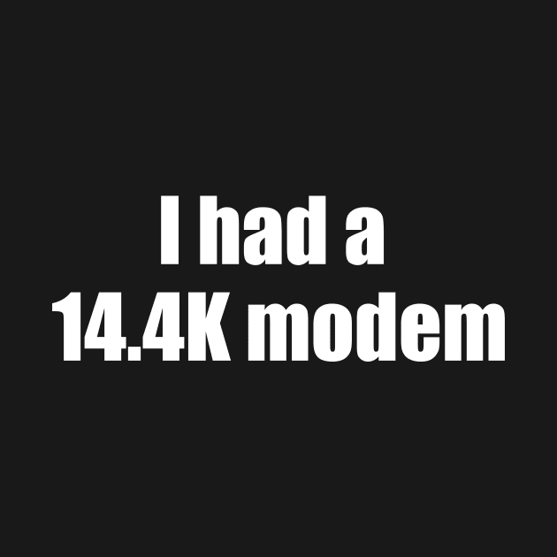 14.4k Modem by dopenostalgia