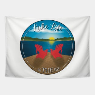 Lake Life Is THE Life Tapestry