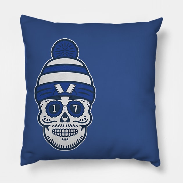 Josh Allen Sugar Skull Pillow by Chunta_Design