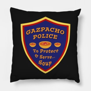 Gazpacho Police Protect and Serve Soup Pillow