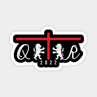 England Football Qatar 2022 Magnet