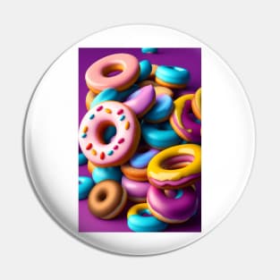 Colorful Yummy Donut Pin