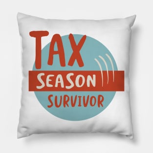 Funny Accounting Tax Season Survivor Pillow