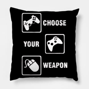 Game Controller Choose your Weapon Pillow