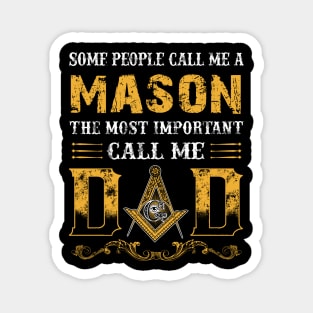 Mason Call Me Dad Father Day Magnet