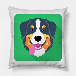 Bernese Mountain Dog icon Pillow