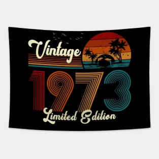 Vintage 1973 Shirt Limited Edition 47th Birthday Gift Tapestry