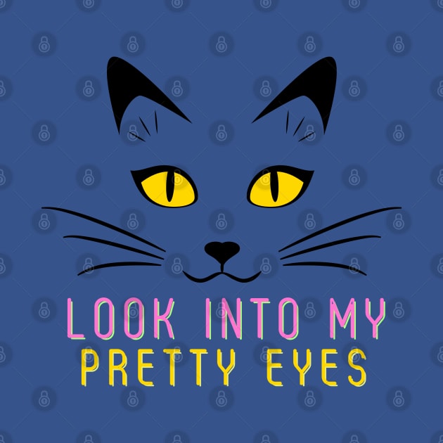 Look into my pretty eyes (Cat with pretty eyes) by The Blue Feline