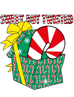 Christmas Sweet but twisted Magnet