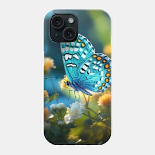 Butterfly Flower Nature Serene Tranquil Phone Case