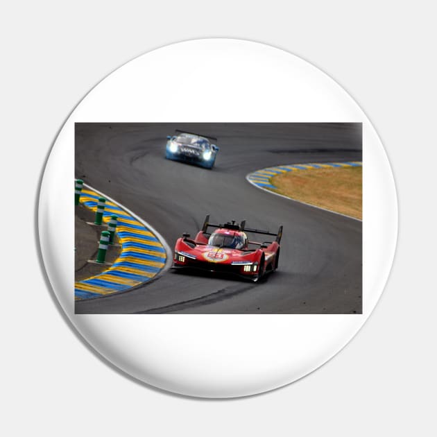 Ferrari 499P no51 24 Hours of Le Mans 2023 Pin by AndyEvansPhotos