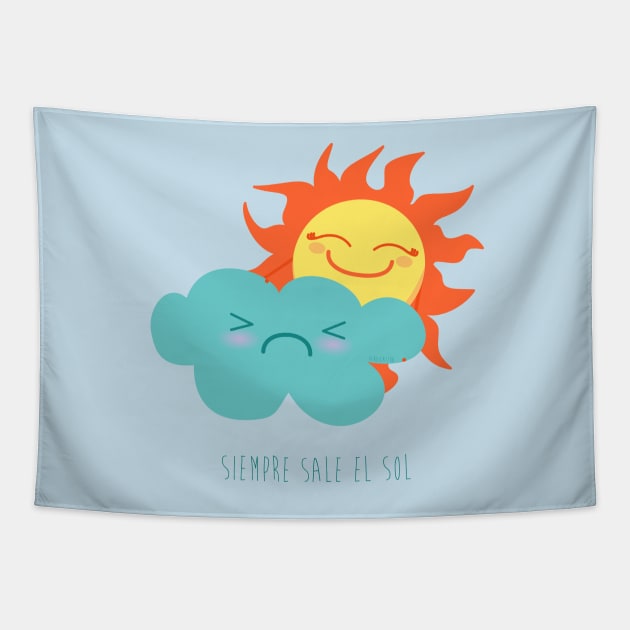 Siempre sale el sol Tapestry by Pendientera