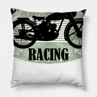Motorcycle Racing Lucky Bucket Pillow