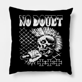 No doubt skull Pillow