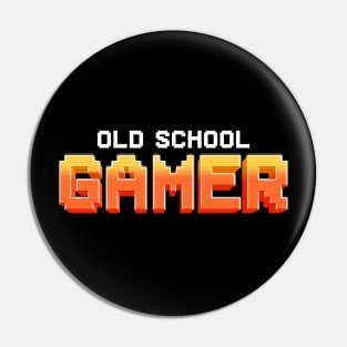 Old School Gamer Pin