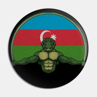 Gator Azerbaijan Pin