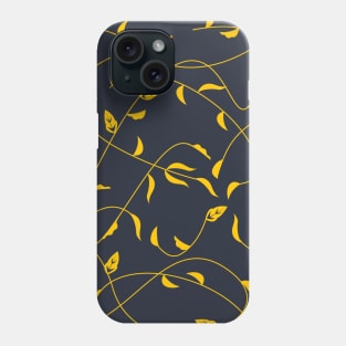 Gold floral pattern Phone Case