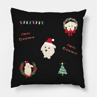 Christmas Dog Sticker Pack Pillow