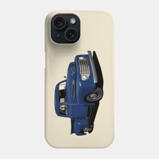 1950 Ford F1 Pickup Truck in dark blue Phone Case