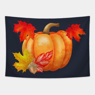 Fall Season Pumpkin Tapestry