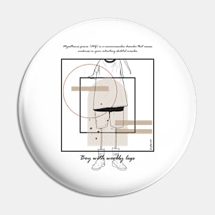 Boy with wobbly legs version 9 Pin