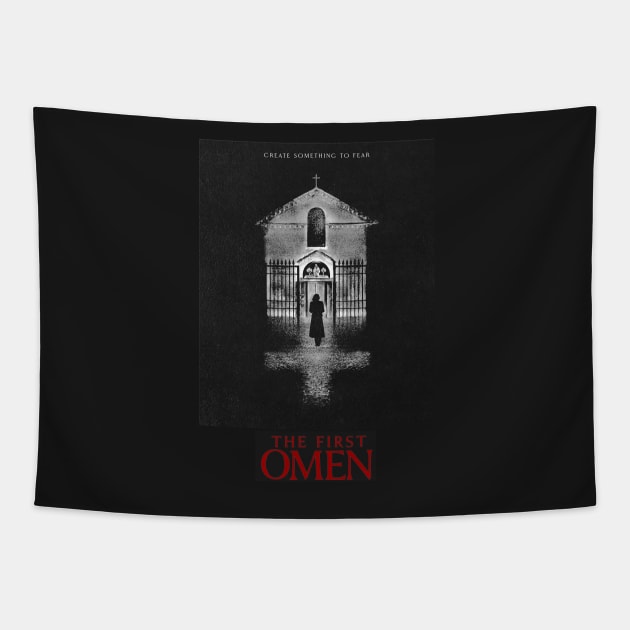 The First Omen, The First Omen Movie Tapestry by BrunoMaxey