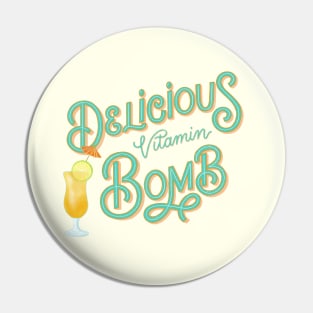 Vitamin Bomb Pin