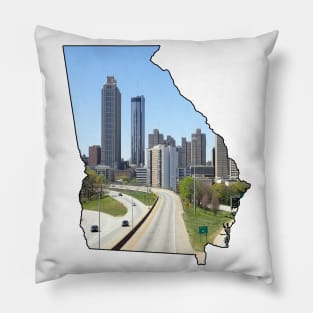 Georgia (Downtown Atlanta) Pillow