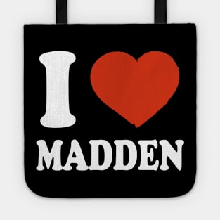 Great Gift Madden Classic Proud Name Christmas 70s 80s 90s Tote