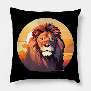 Lion Safari Animal Beauty Nature Wildlife Discovery Pillow