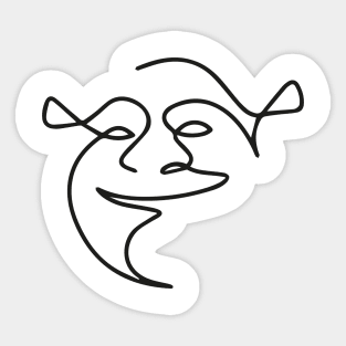 Shrek meme Sticker for Sale by tttatia