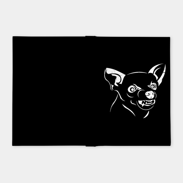 Scary Chihuahua Dog Graphic Chihuahua Notebook Teepublic