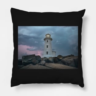 Peggys Cove Lighthouse Pillow