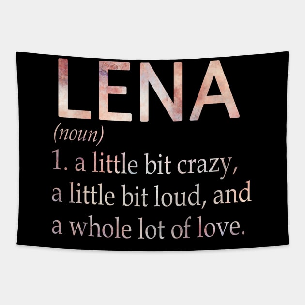 Lena Girl Name Definition Tapestry by ThanhNga