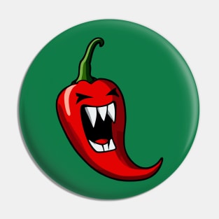 Angry Red Chili Hot Pepper Pin