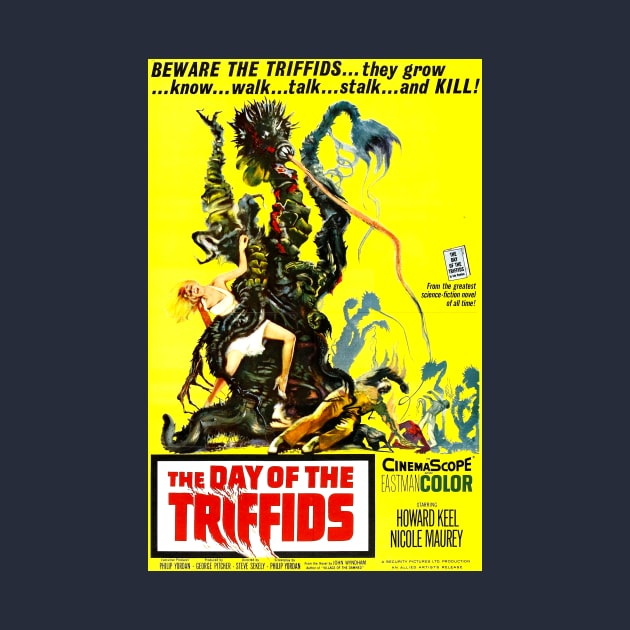 Classic Science Fiction Movie Poster - Day of the Triffids by Starbase79